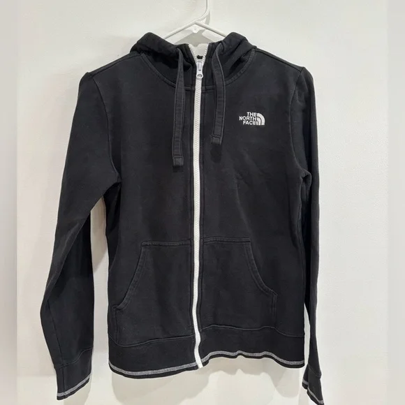 The North Face Black Full-Zip Hoodie woman’s - Picture 1 of 2